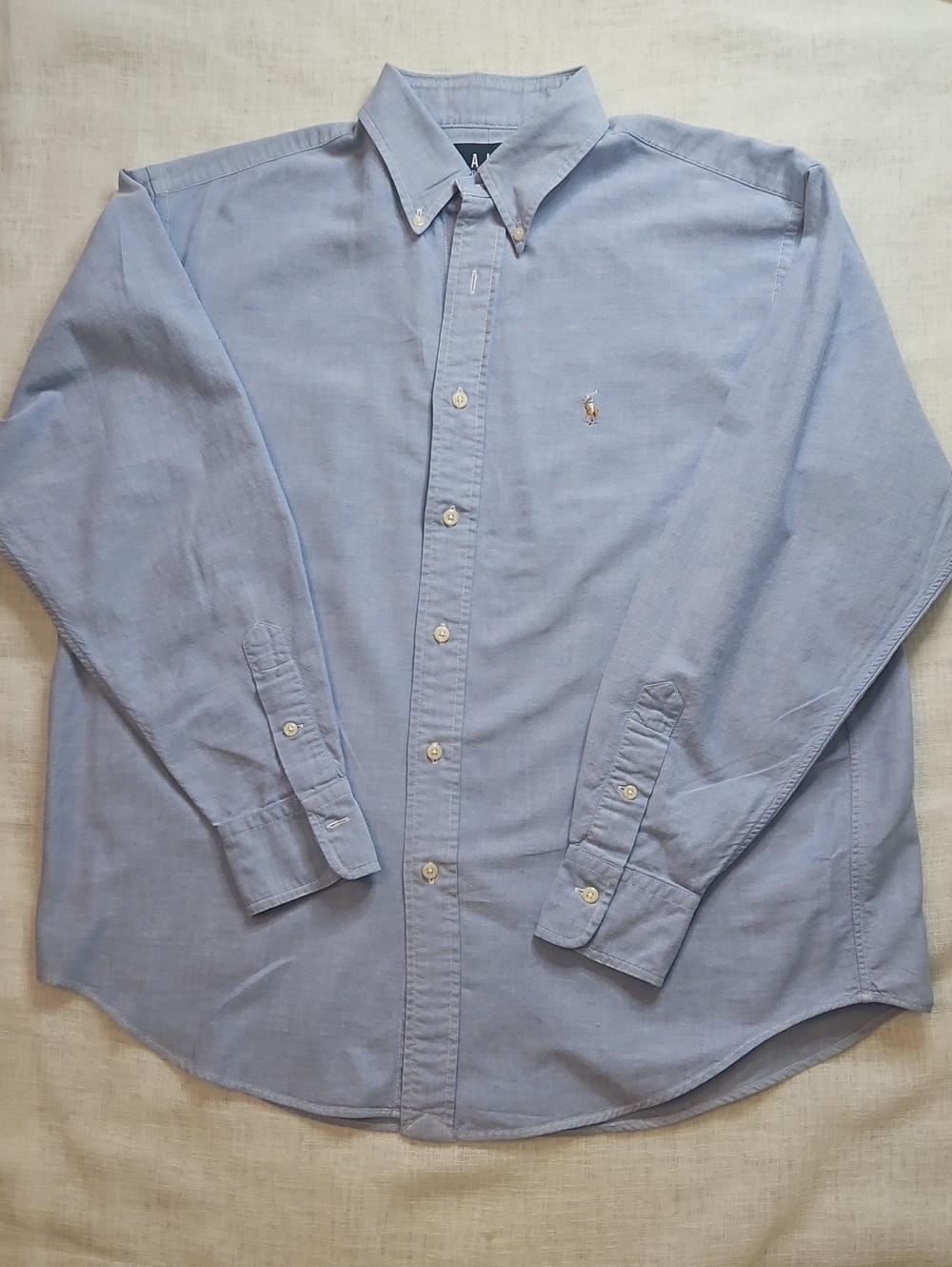 Double R Ralph  by Ralph Lauren Light Blue Button-Down Oxford Shirt